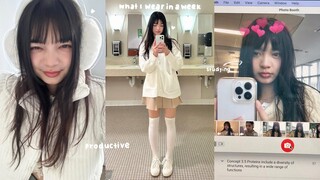 Uni Vlog ♡ What I Wear in a Week as a Uni Student, Motivating Study Vlog, Pinterest Inspired Outfits