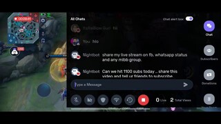 Trio Rank Mobile Legends || Skin Giveaway On 1300 Sub