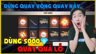 [Garena Free Fire] Dùng 5K Kim Cương Quay Hết Vòng Quay 10K Và Cái Kết |Thành Mốc