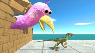 Opila Bird Attack from Behind - Animal Revolt Battle Simulator