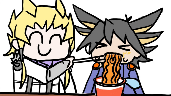 [Yu-Gi-Oh! 5ds] Jack and Yusei's Guren Cup Noodles Rhapsody (การดัดแปลงการวาดแกงอุด้ง)