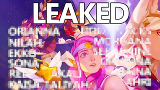 riot accidentally leaked all the star guardian skins