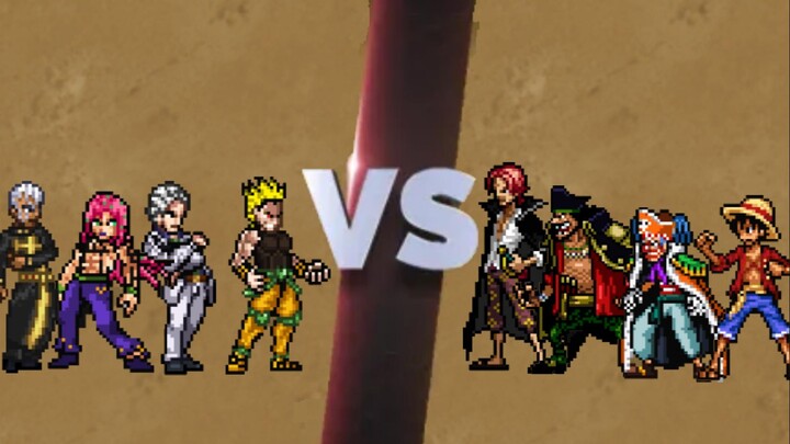 JOJO Old World Time Series Boss VS One Piece New Sea Four Emperors! [mugen]