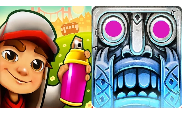 Temple Run 2 vs Subway Surfers Epic Run Full Gameplay HD 