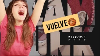 🏀SLAM dunk movie Teaser |REACCION|🏀 ❤️HANAMICHI te amo!!!❤️