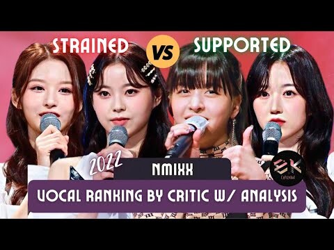 NMIXX has the strongest vocal line of the 4th generation?! (vocal ranking by a critic with analysis)