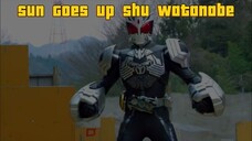 Kamen Rider OOO Insert Song (Sun Goes Up - Shu Watanabe) Lyrics