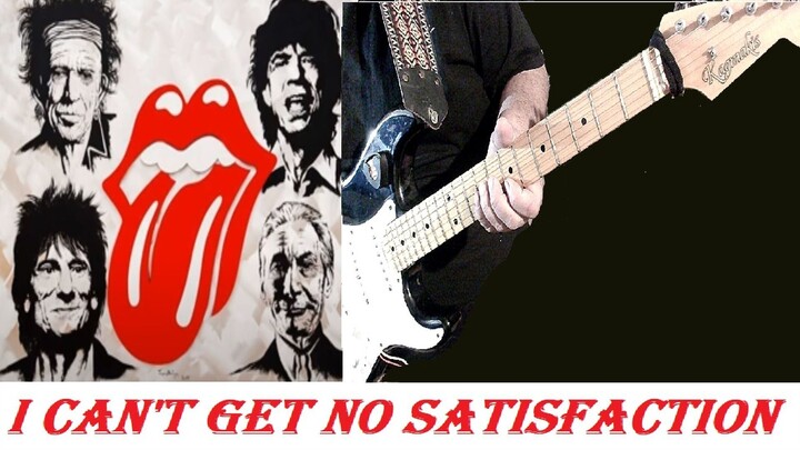 ROLLING STONES   SATISFACTION guitar cover by SAKIS KOTSIALIS with tabs and chords