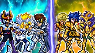 CAVALEIROS DE BRONZE VS CAVALEIROS DE OURO, FIZ UM TORNEIO DE CAVALEIROS NO JUMP FORCE MUGEN