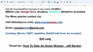 How To Date An Asian Woman - Jeff Becker