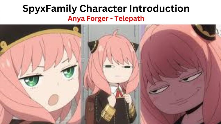 Spy Character - Anya Forger - Kid Telepath