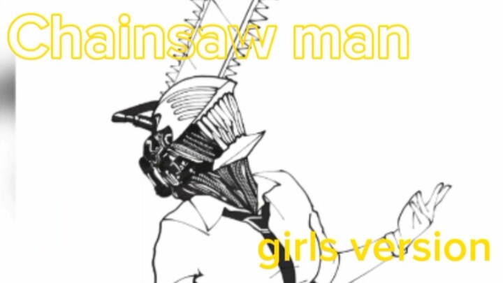 DIGITAL ART| Timelapse anime chainsawman girls version