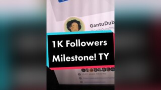 Maraming salamat po sa 1k followers! 😁 🤘🏼 1kfollowers voiceactor animeph tagalogfandub AttackOnTita