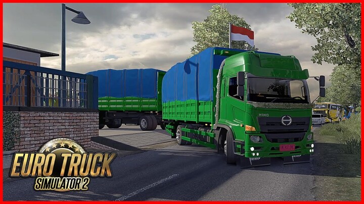 Bawa Hino 500 NG Gandeng Kirim Bahan Proyek Gudang Baru 2021 - ETS 2 Mod Indonesia