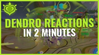 All DENDRO Reactions Explained in 2 Minutes