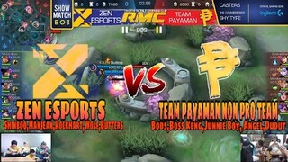 ZEN ESPORTS(MPL CASTERS) VS TEAM PAYAMAN NON PRO | SHOW MATCH | MLBB GAMEPLAY!