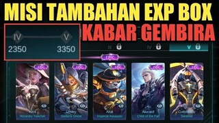 KABAR GEMBIRA! TERNYATA ADA MISI TAMBAHAN EXP BOX SKIN EPIK LIMITED !! GIMANA NASIB PLAYER GRATISAN?