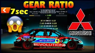 7sec Gear Ratio MITSUBISHI LANCER EVO 9 | Car Parking Multiplayer | New Update | zeti