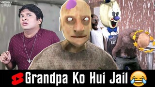 Grandpa Ko Jail Kyu Hogayi? - Police Ne Maar Dala 😂 HORROR GAME GRANNY 2 : COMEDY #YtShorts #Shorts