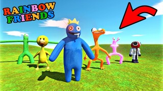 Rainbow Friends !!! กองทัพเพื่อนหลากสีสุดโหดบุกเกม ARBS ?? (พวกมันกินทุกอย่างที่ขว้างหน้า)   - ARBS