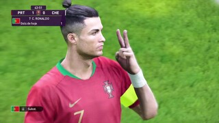 PES 2020 - Portugal vs Suiça | Semifinal | UEFA EURO 2020 | PS4 PRO