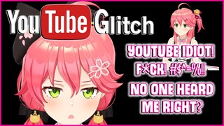 YouTube GLITCHED, then Sakura Miko Ranted every BAD thing she wanted to say【Hololive Clip】Eng Sub