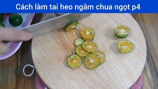 Cách làm tai heo ngâm chua ngọt p4