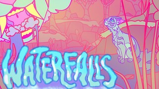 🌑 SOLEMONSTORM & ECLIPSEHEART 🌑 Waterfalls (oc commission)