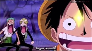 Momen Lucu Kru Mugiwara Di Pulau Hantu ARC THRILLER BARK