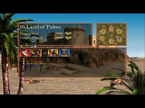 STRONGHOLD CRUSADER MISSION-10 Land of Palms Gameplay