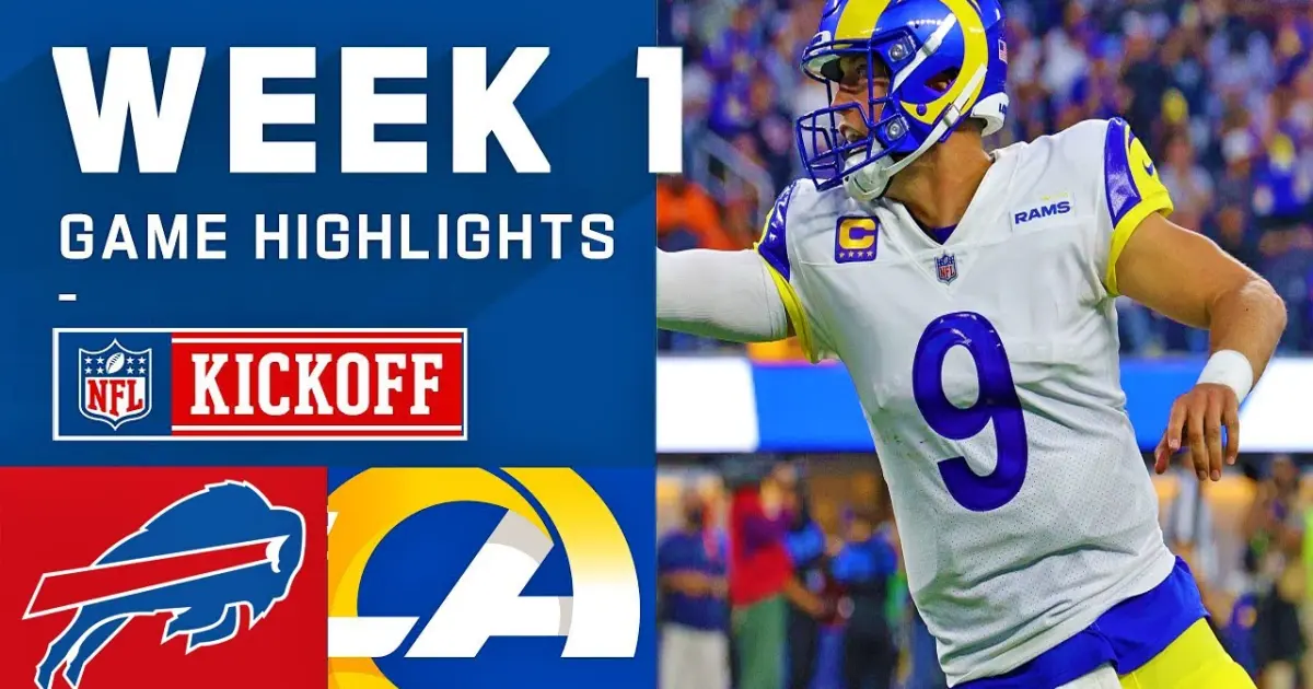 Buffalo Bills vs. Los Angeles Rams Week 1 2022 Game Highlights NFL