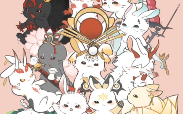 [องเมียวจิลายมือ] รางวัลภาพประกอบกระต่าย (Heian Kyoba Rabbit King ×)