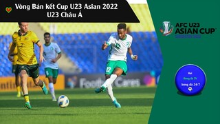 Kết quả trận Bán kết u23 Châu á 2022, xác định 2 đội vào trận chung kết