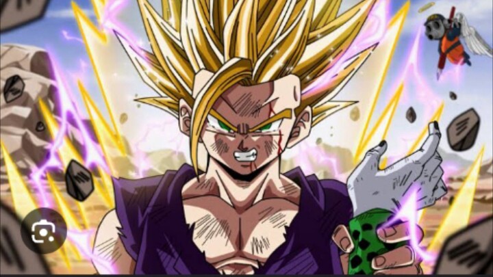Nyantai sore sambil nonton "DRAGON BALL " speddraw"GOHAN"