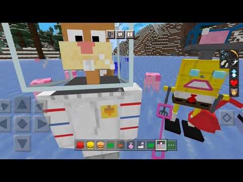 SpongeBob ADDON in Minecraft PE