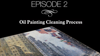 Restoring the Oil Painting of Impressionist Painter Guys Wiggin