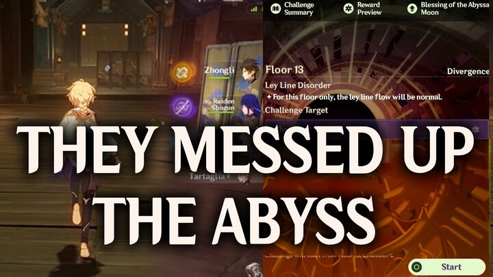 ABYSS WILL ONLY RESETS ONE TIME? | DID GENSHIN MESSED UP THE ABYSS - Genshin Impact