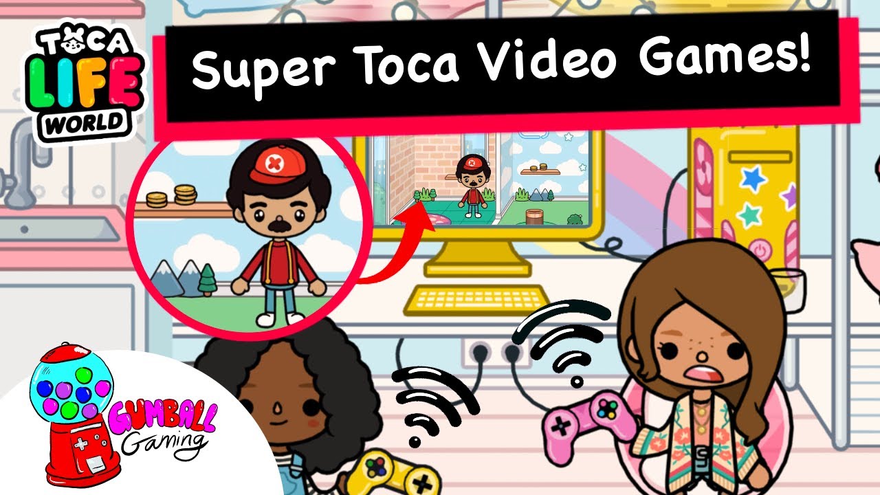 Super Toca World Video Games! | Toca Life World - BiliBili