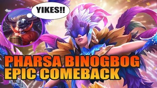 Pharsa Queen of Pabuhat Epic Comeback Lupet Kasama - MLBB