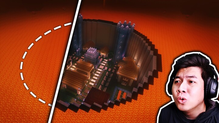 เปลี่ยน NETHER ให้เป็นหมู่บ้านลาวา! (Minecraft)