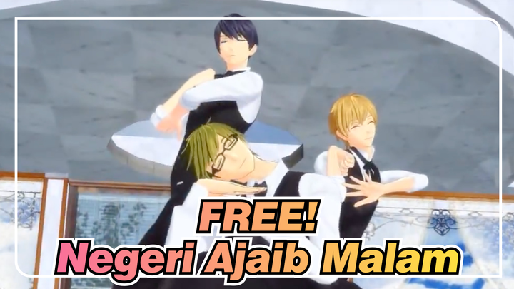 FREE!|【MMD】Negeri Ajaib Malam Tim Akuatik