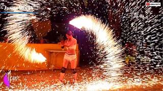 BEAUTIFUL FIRE DANCER