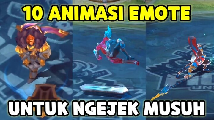 10 EMOTE ANIMASI BARU ! KUSUS UNTUK NGEJEK MUSUH