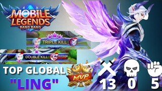 Top Global LING | Most dangerous "ASSASSIN" |By : LETS GET STARTED| MLBB