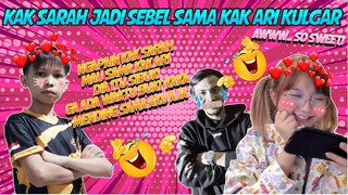 PRANK NGEJELEKIN KAK ARI KULGAR DI DEPAN KAK SARAH VILOID WKWK! + NGEGOMBALIN KAK SARAH VILOID!