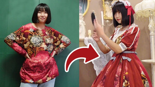 Kerajian Tangan|Mengubah Rok Pasar Menjadi Rok Lolita