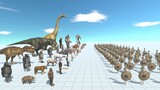 50 Skeletons vs Every Faction - Animal Revolt Battle Simulator