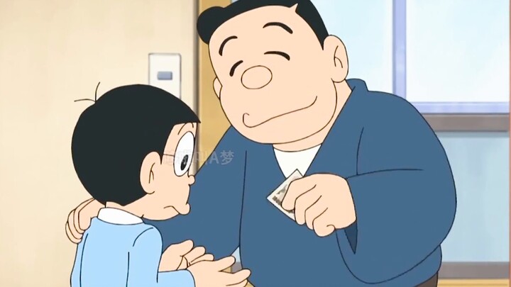 Nobita incarnates Ma Yun, he is not interested in money, and when he sees money, he is frightened.