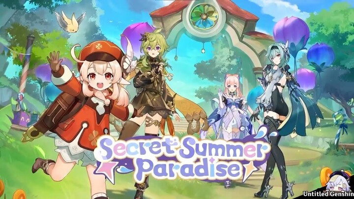 Secret Summer Paradise Official Trailer | Genshin Impact Version 3.8