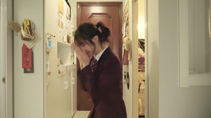 【b啾】♥恋Dance♥穿高中校服在家跳gakki舞